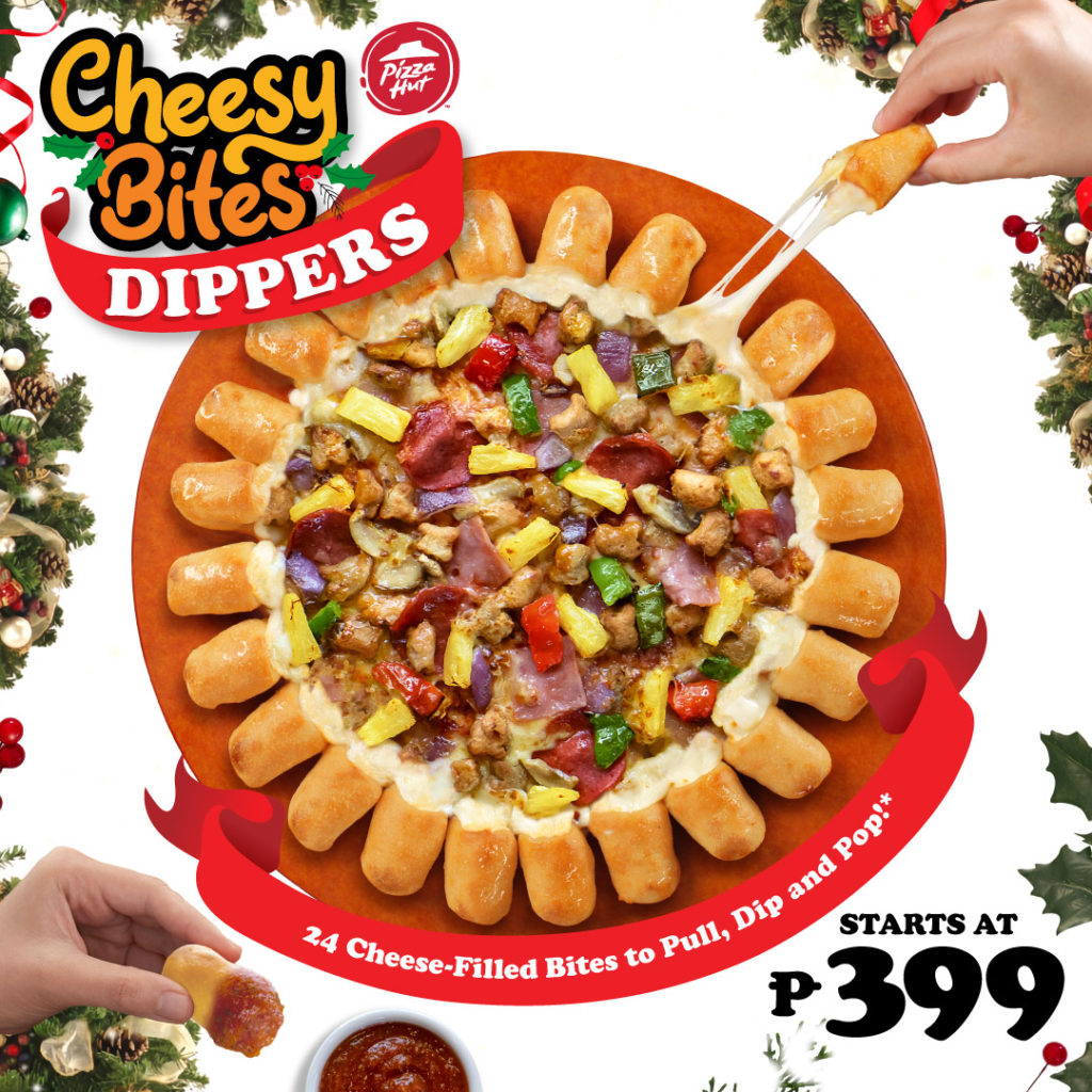 Introducing the AllNew Cheesy Bites Dippers from Pizza Hut The
