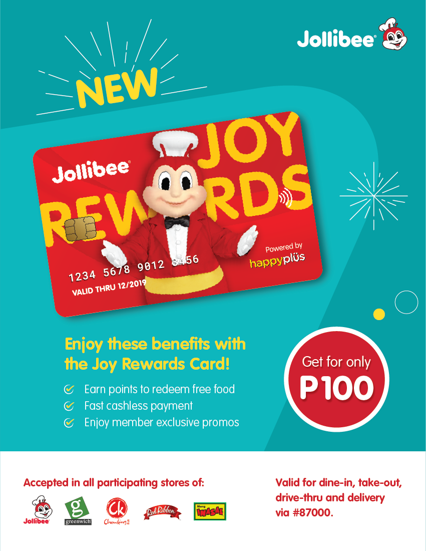 Jollibee Launches The New Joy Rewards Card The Filipino Tech Explainer