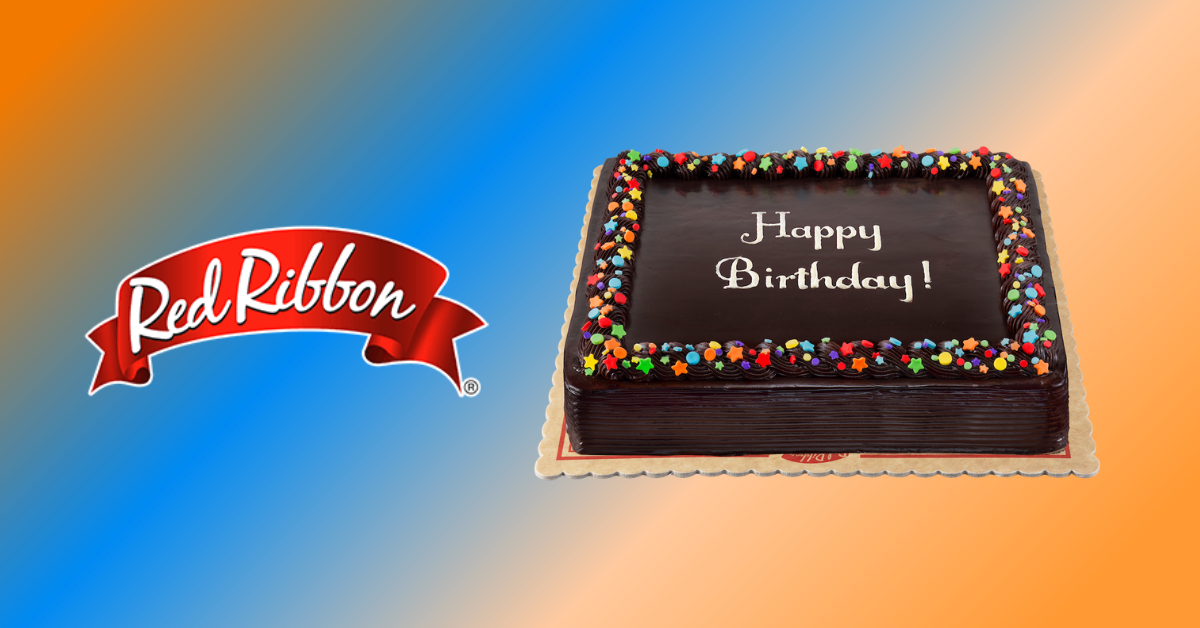 Red Ribbon Introduces the All New Design Chocolate Dedication Cake