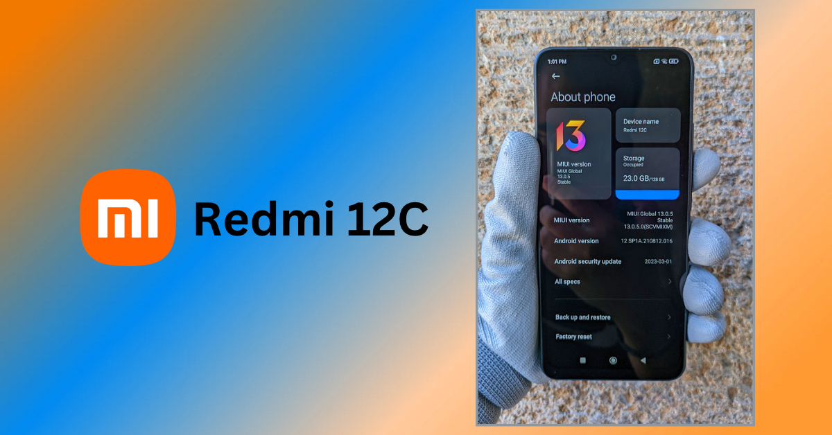 Redmi 12C Xiaomi Redmi 12C technical specifications 